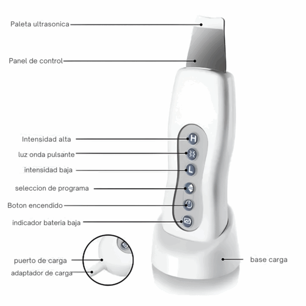 Paleta Ultrasónica Inalambrica Profesional - Imagen 3